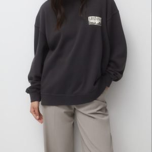 دورس دخترانه Pull&Bear مدل Graphic Sweatshirt